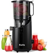 Amazon.co.jp: Fretta ジューサー 10.8cm広い投入口 1L大容量 スロー