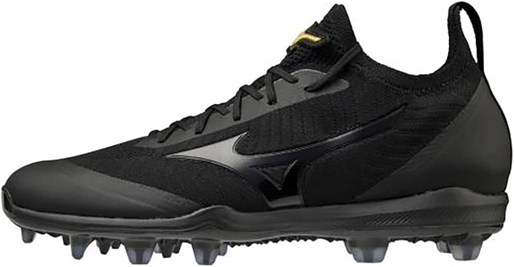 Amazon | ミズノ（MIZUNO） 野球スパイク 黒 一般 MPドミナント ニット