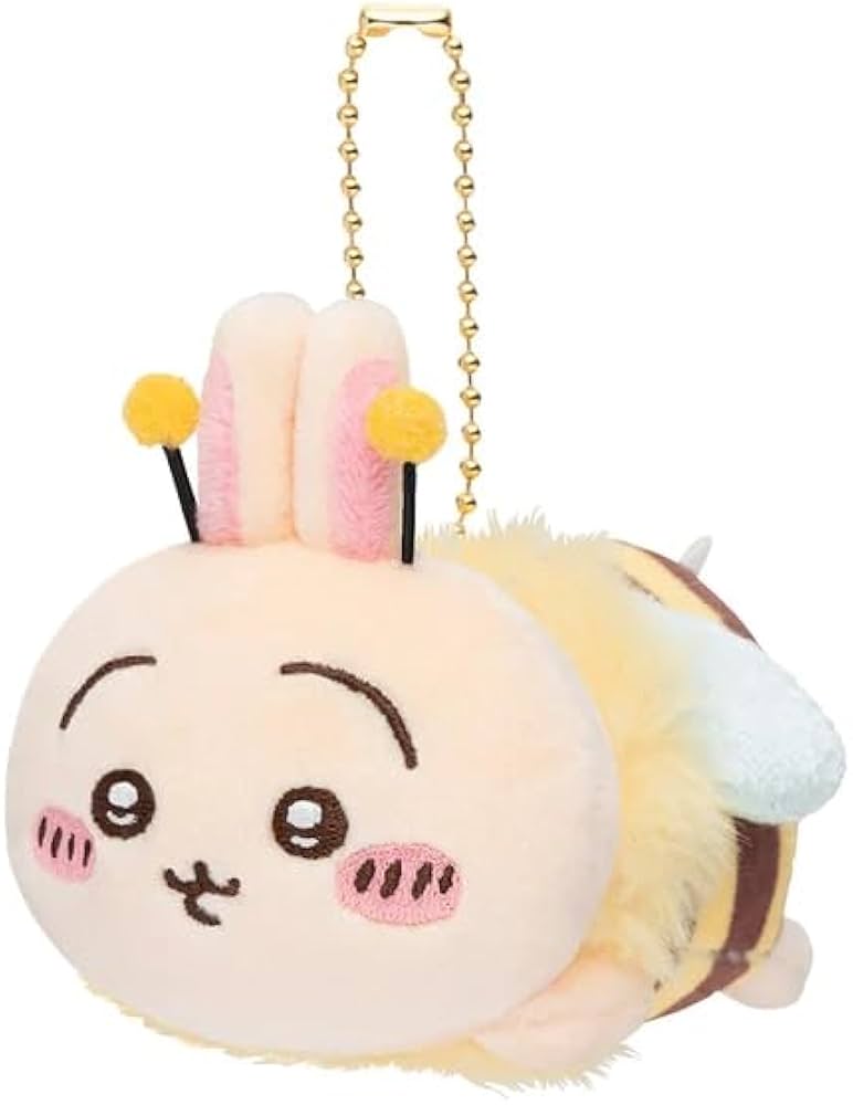 Amazon.co.jp: ちいかわ ハチさんマスコット ぬいぐるみ うさぎ : おもちゃ