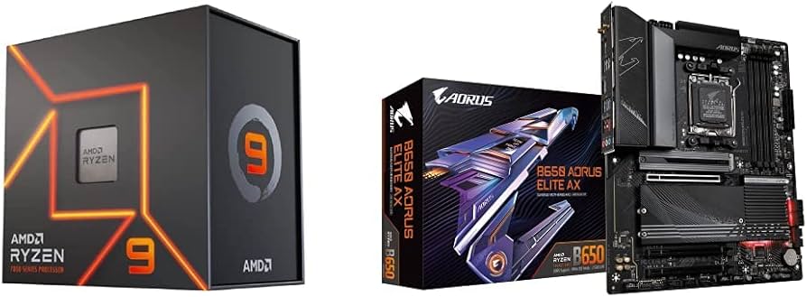 Amazon.com: AMD Ryzen 9 7900X + GIGABYTE B650 AORUS ELITE AX