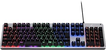 Amazon.co.jp: CYBER ・ ゲーミングキーボード 静音 【 メカニカル