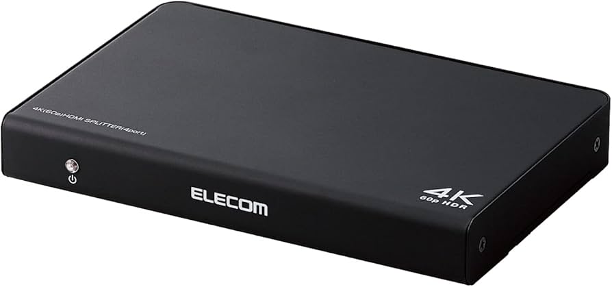 Amazon | エレコム HDMI分配器 4K 60Hz(18Gbps) 1入力 4出力 HDCP2.2