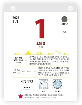 Amazon | マヤ暦日めくりカレンダー マヤ暦簡単解説書付き