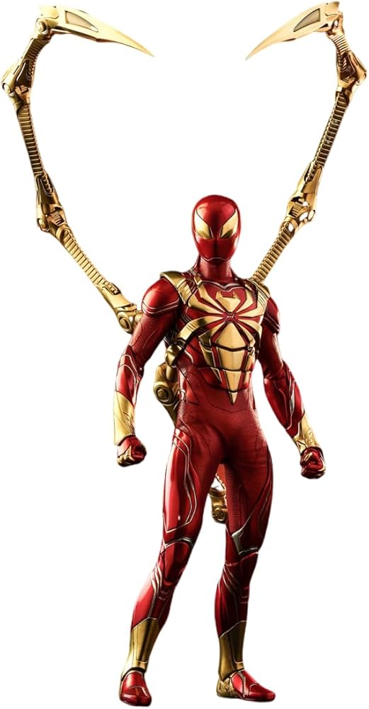 Amazon.com: Hot Toys 1:6 Spider-Man - Iron Spider Armour - Marvel