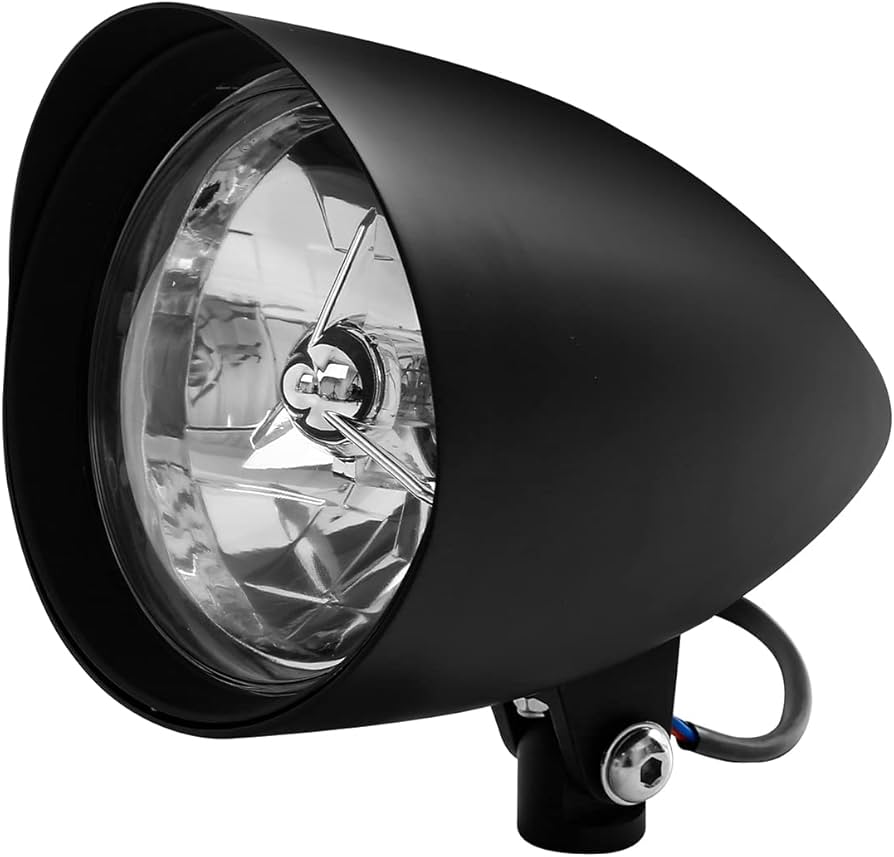 Amazon | HUILI-JPHOME 5.75インチ H4 砲弾 スタイル カスタム ヘッド
