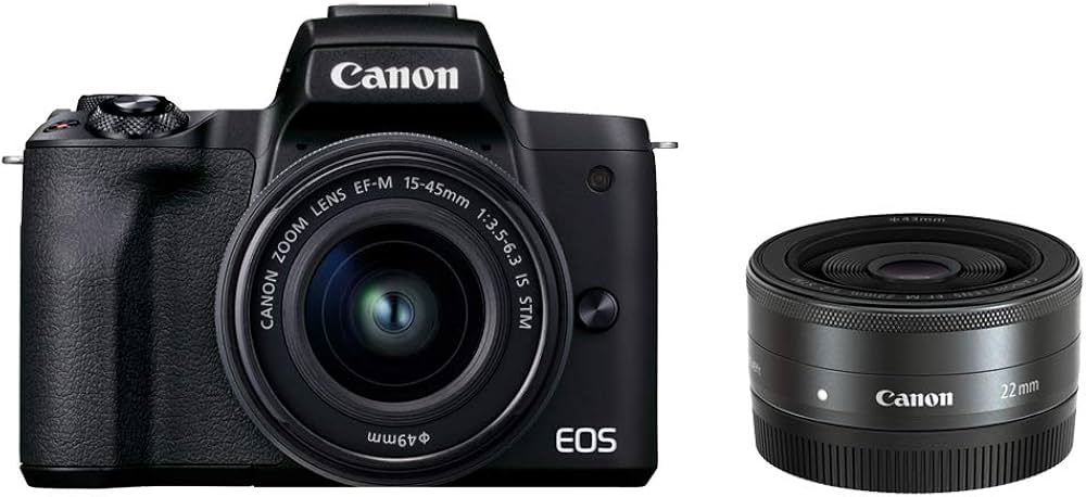 Amazon | Canon ミラーレス一眼カメラ EOS Kiss M2 ダブルレンズキット