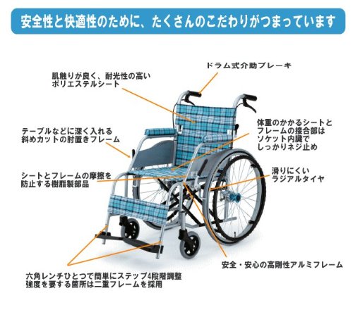 片山車椅子製作所 車椅子 KARL（カール） KW-903B | 介護用品検索の