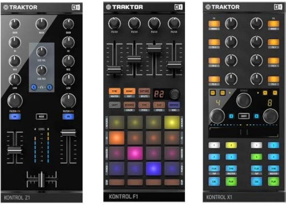 Native Instruments Traktor Kontrol Z1 + F1 + X1 MK2 Set : Amazon
