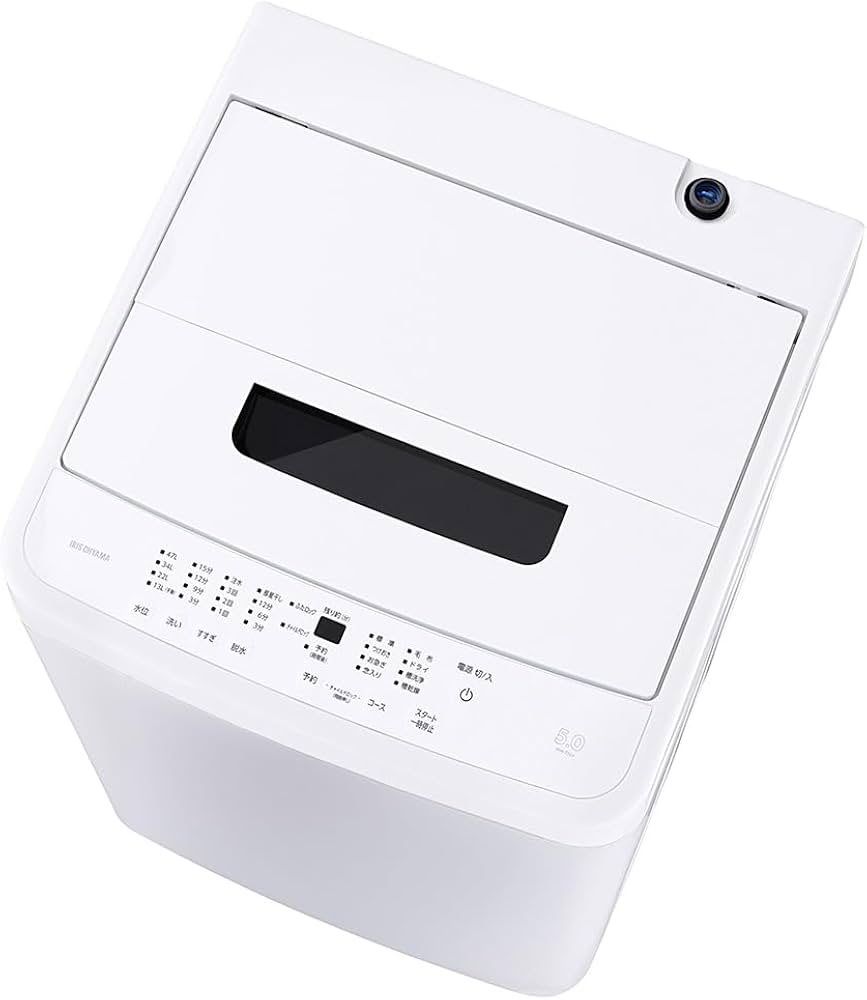 Amazon | アイリスオーヤマ 洗濯機 5.0kg ホワイト IAW-T504 ガチ落ち
