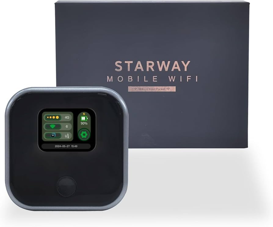 Starway ポケットWiFi モバイルルーター simフリー 国内50GBm Amazon