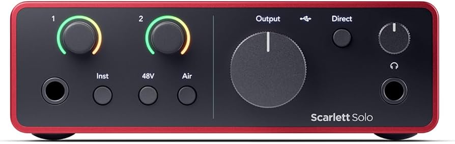 Amazon.com: AudioDeluxe Focusrite Scarlett Solo (4th Gen) USB