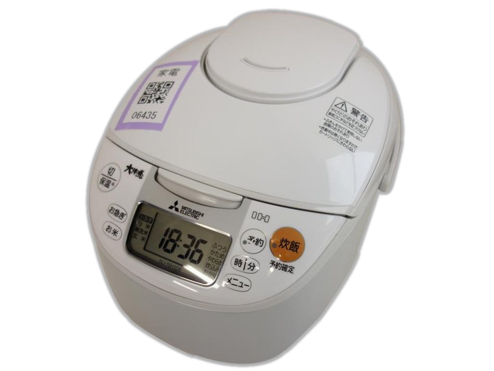 Amazon | 三菱電機 IHジャー炊飯器 5.5合炊き ホワイト NJ-NH106-W