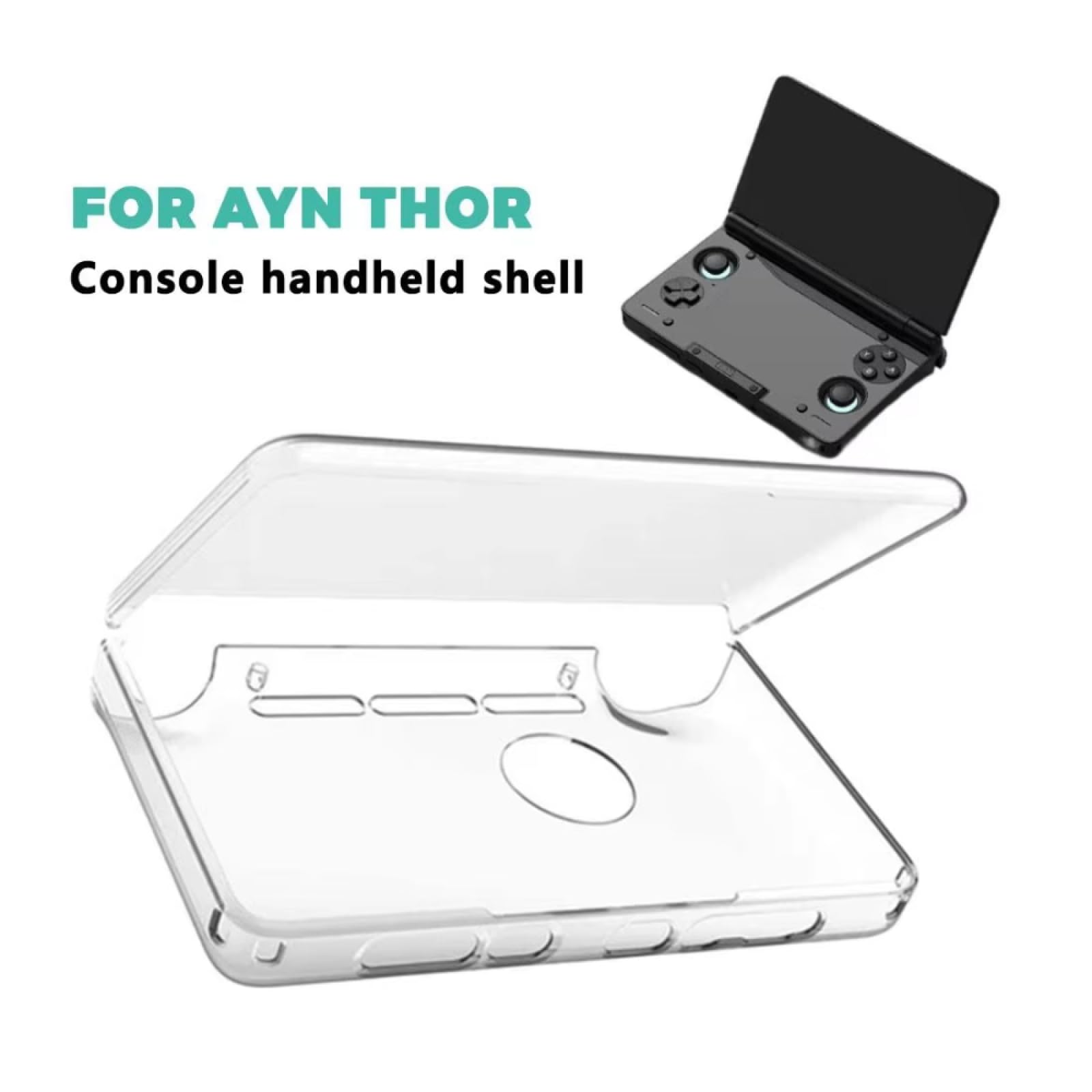 Amazon.co.jp: For AYN THOR 用TPUシェルケースカバー 透明 全面保護