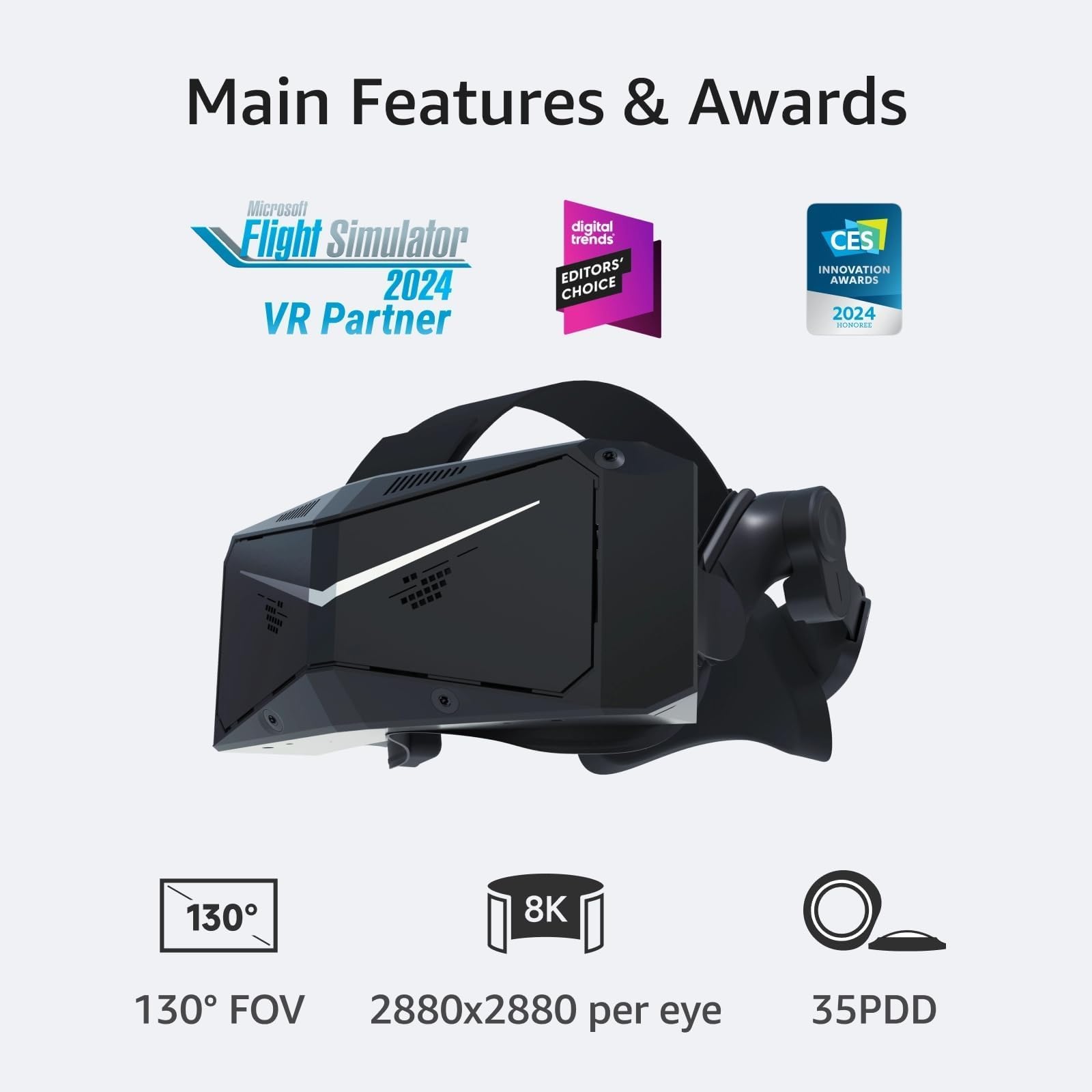 Amazon.co.jp: Pimax Crystal Light VR ゴーグル PC用 (Headset only