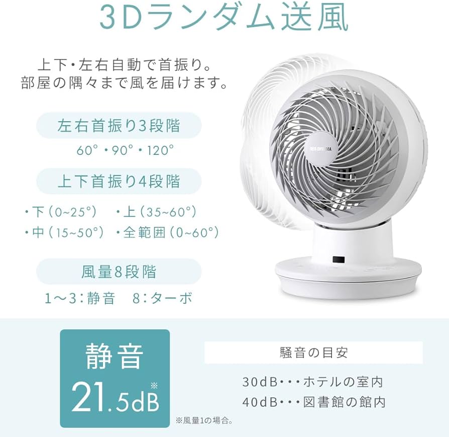Amazon | 【節電対策】アイリスオーヤマ サーキュレーターアイ DC JET