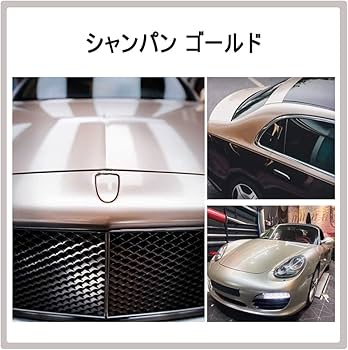 Amazon.co.jp: Sunice カーラッピングシート シャンパンゴールド