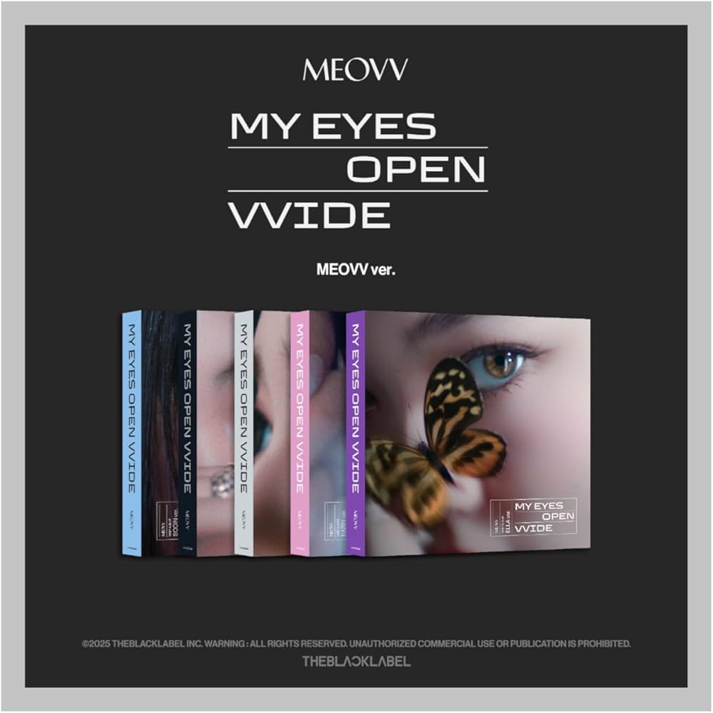 Amazon.co.jp: MEOVV MY EYES OPEN VVIDE 1st EP Album with Tracking