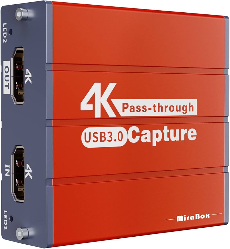 Amazon.co.jp: Mirabox USB3.0 4K HDMI ビデオキャプチャカード 1080P