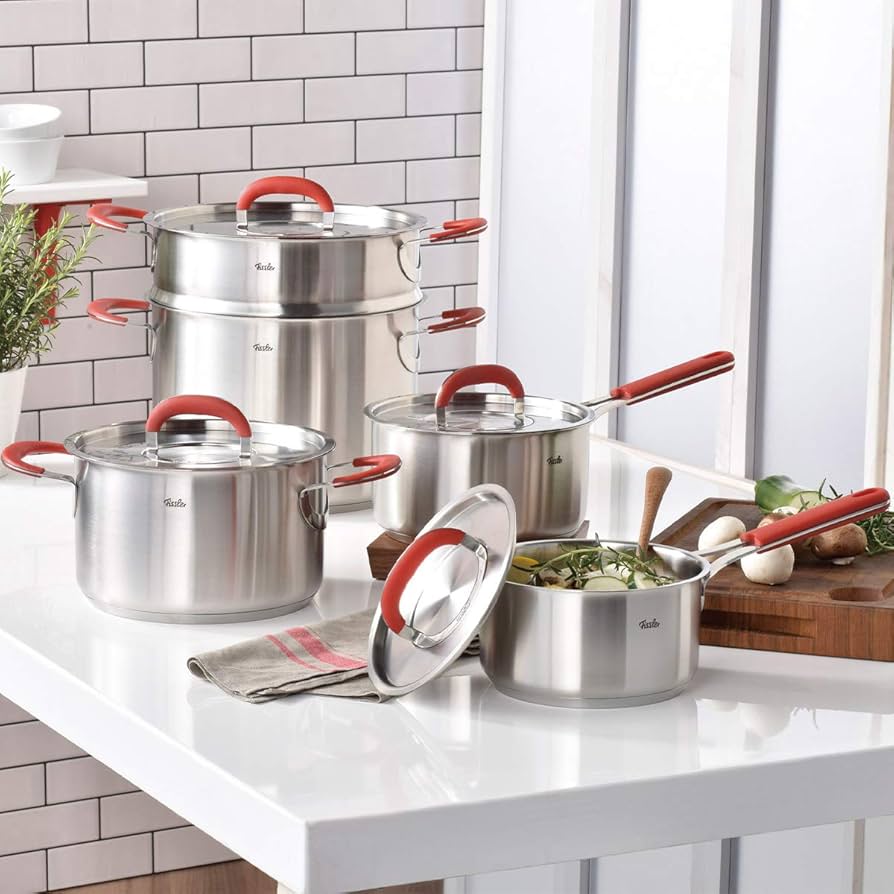 Amazon｜フィスラー (Fissler) 片手鍋 レッドハンドル ソースパン フタ