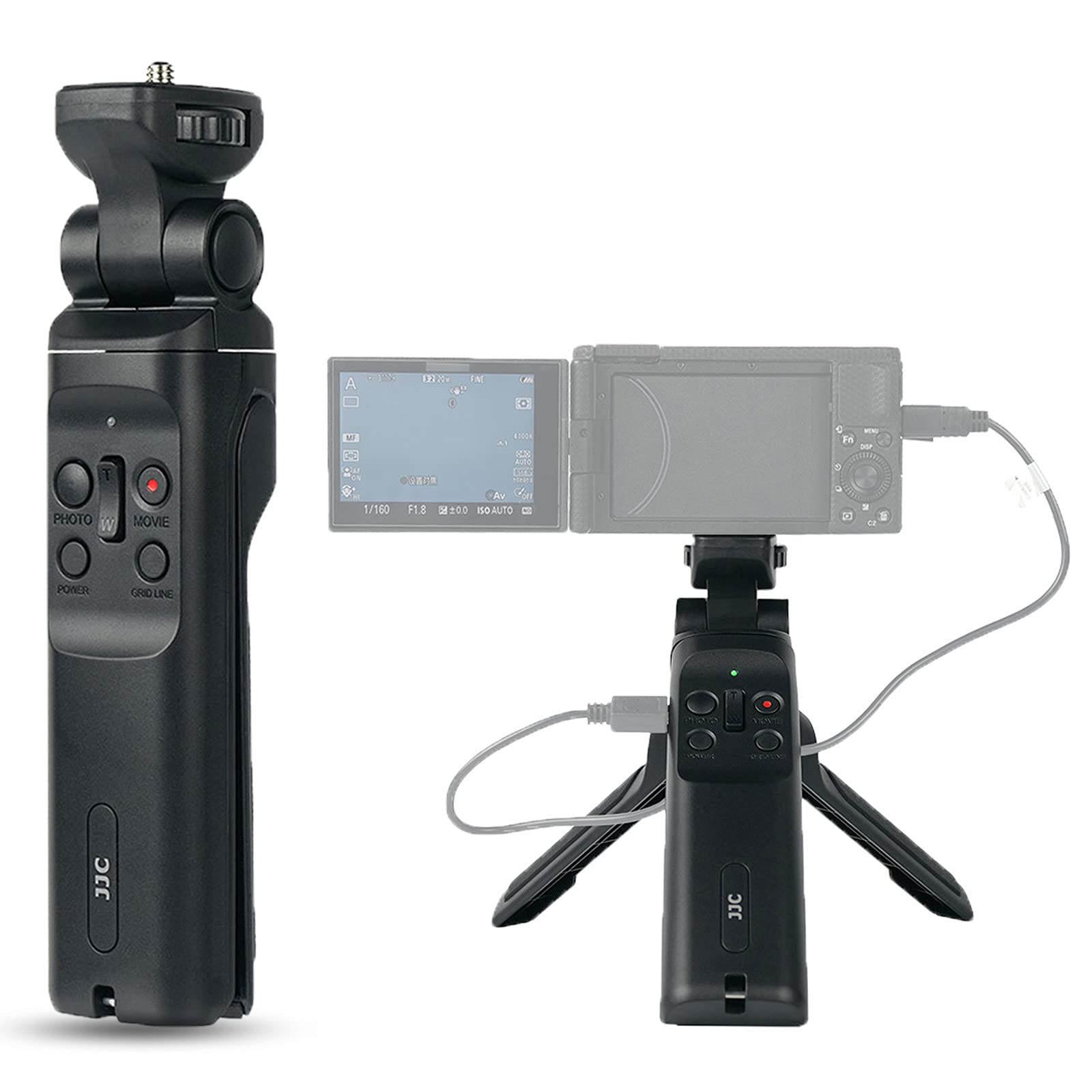 Amazon | JJC GP-VPT1 シューティンググリップ 有線リモートググリップ