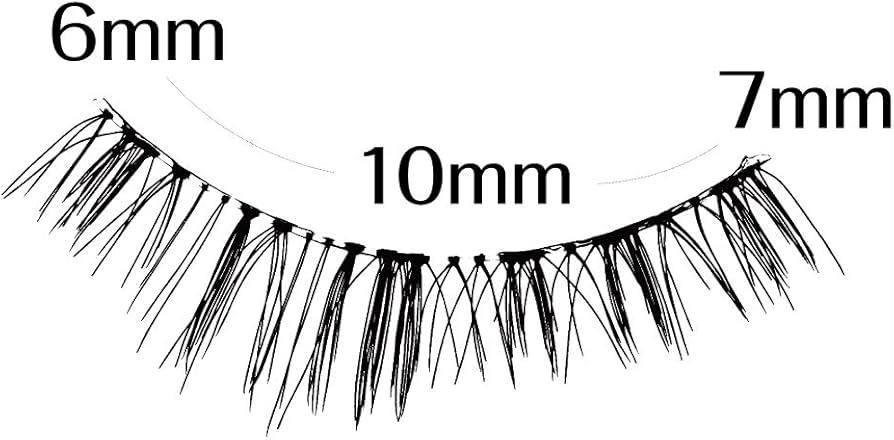 Amazon | 3D EYESアイラッシュ 04 センターアクセント (奥二重向き