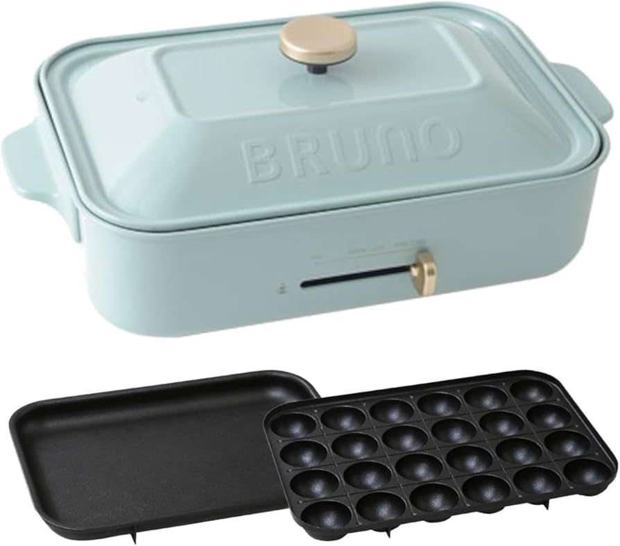 Amazon | BRUNO ブルーノ コンパクトホットプレート 本体 プレート2種