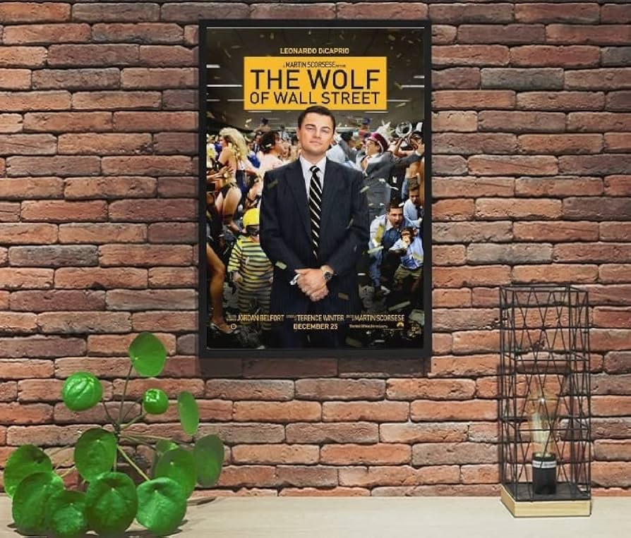 Amazon.co.jp: 映画ポスター ウルフオブウォールストリート WOLF OF