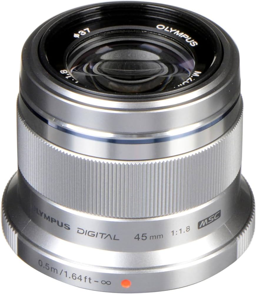 Amazon.com : OM SYSTEM Olympus M.Zuiko Digital 45mm F1.8 Silver