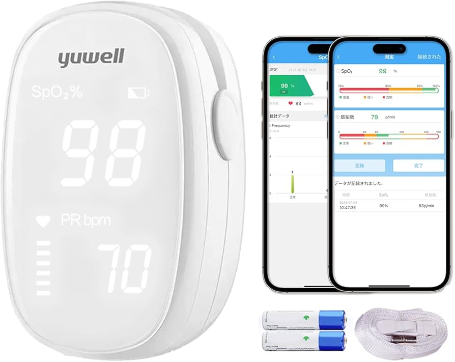 Amazon | 【医療機器認証・国内検査済み】yuwell パルスオキシメーター
