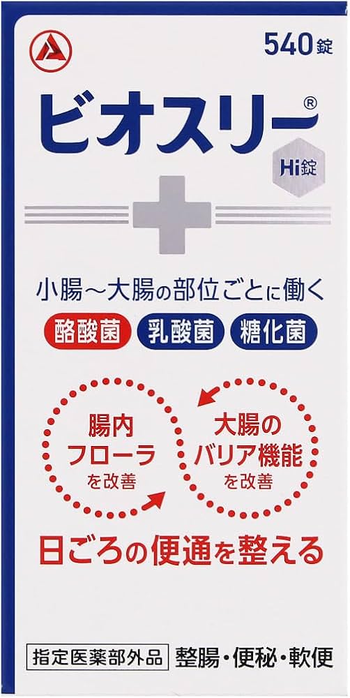 Amazon.co.jp: ビオスリーHi錠 生菌整腸剤 540錠×2個セット 【指定