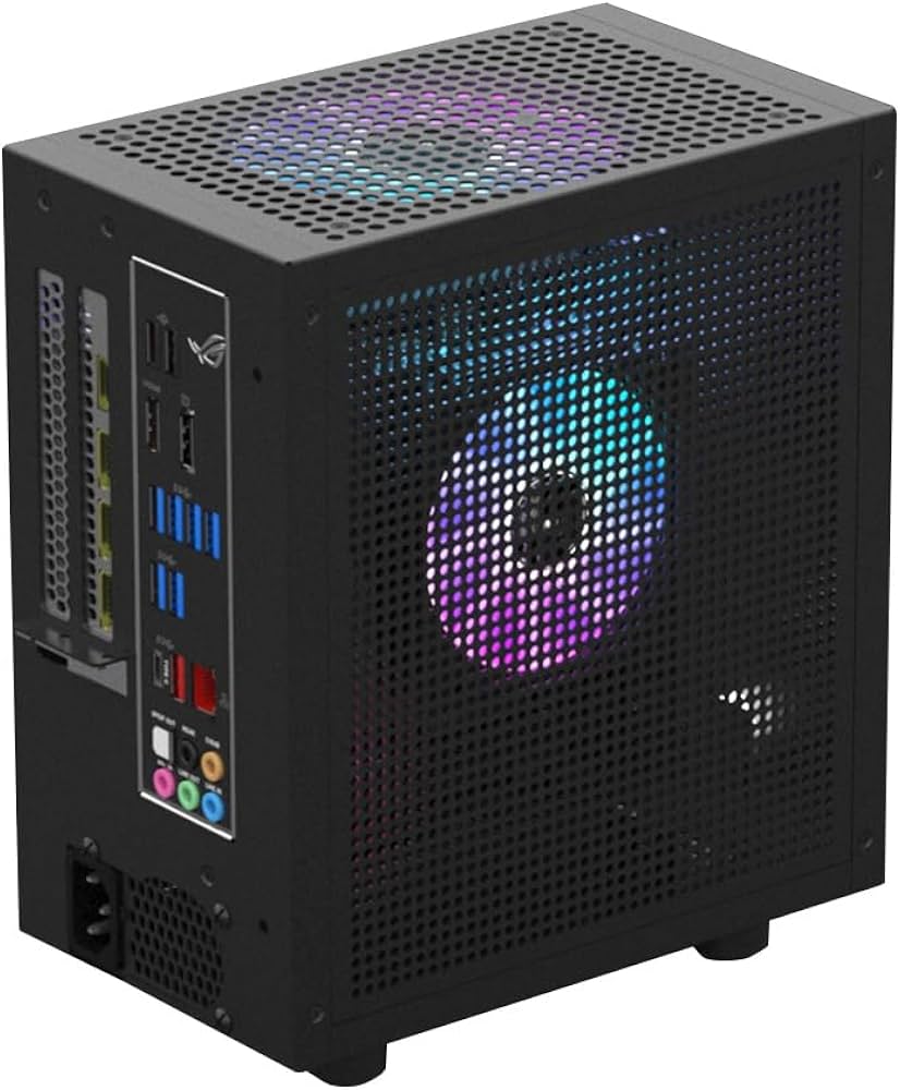 Amazon.co.jp: Geeek Mini ITX コンピューターケース、小型1U電源 120