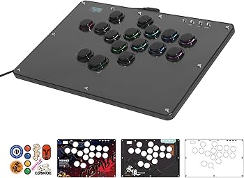 Amazon | Haute42レバーレス: アケコン レバーレス-16鍵レイアウト