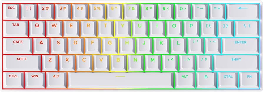 Amazon.com: MCHOSE Ace 60 PRO Gaming Keyboard 60 Percent, Hall