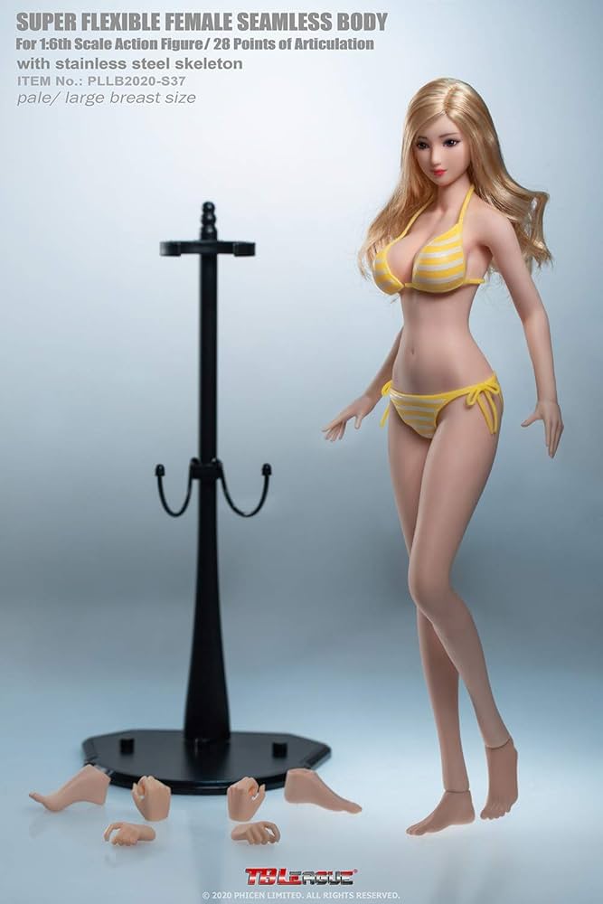 Amazon | TBLeague 1/6フィギュア 二次元少女 素体、ヘッド ビキニ