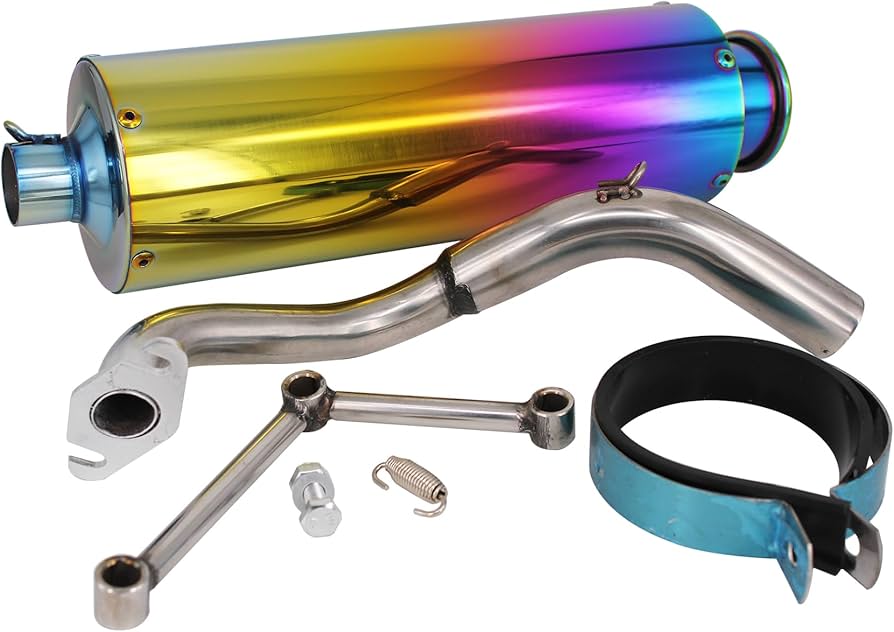 Amazon.co.jp: leihuo マフラー適用 ライブディオ Dio ZX 50 SR AF34