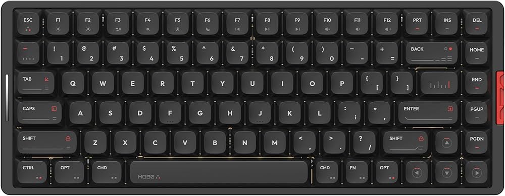 Amazon | iQunix MQ80 ロープロファイルメカニカルキーボード 75%フル