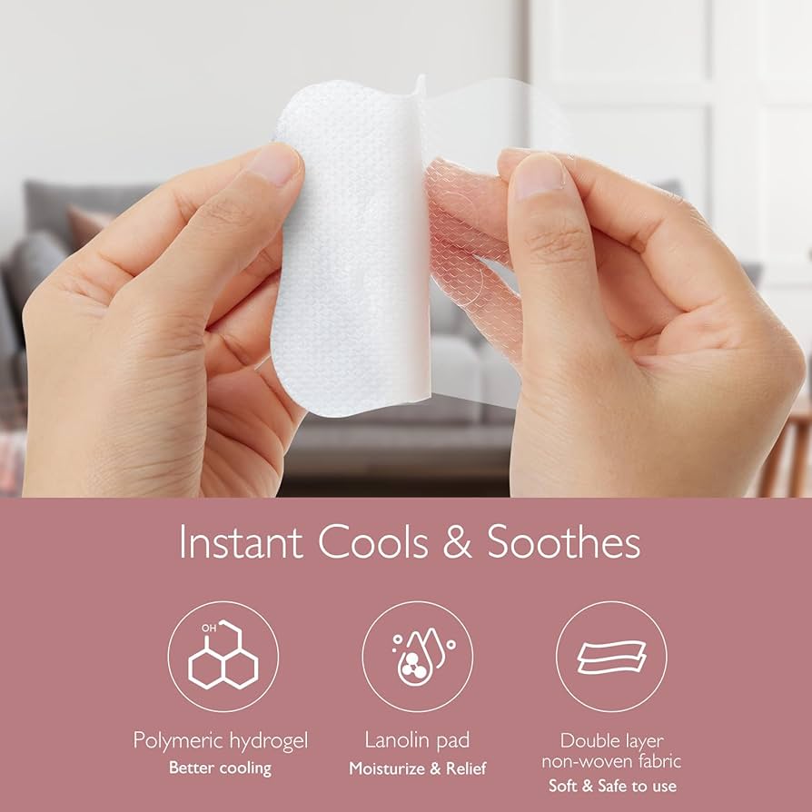 Amazon.com : Momcozy Hydrogel Nipple Pads with Soothing Lanolin