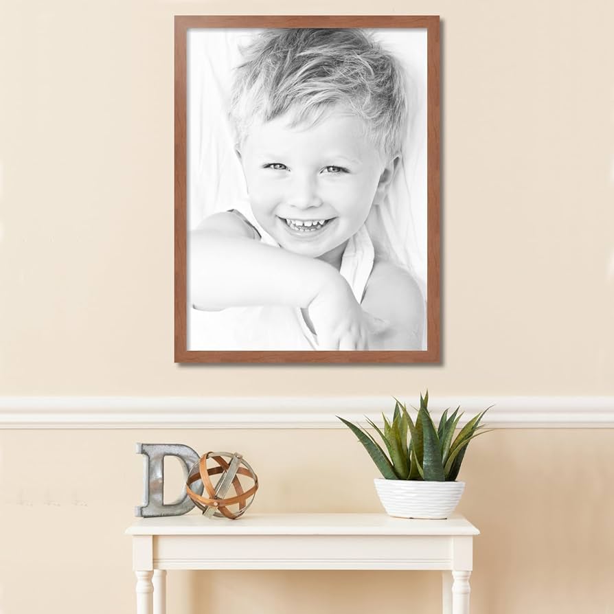 Amazon.co.jp: ArtToFrames 24 x 32インチ ブラウン写真フレーム この