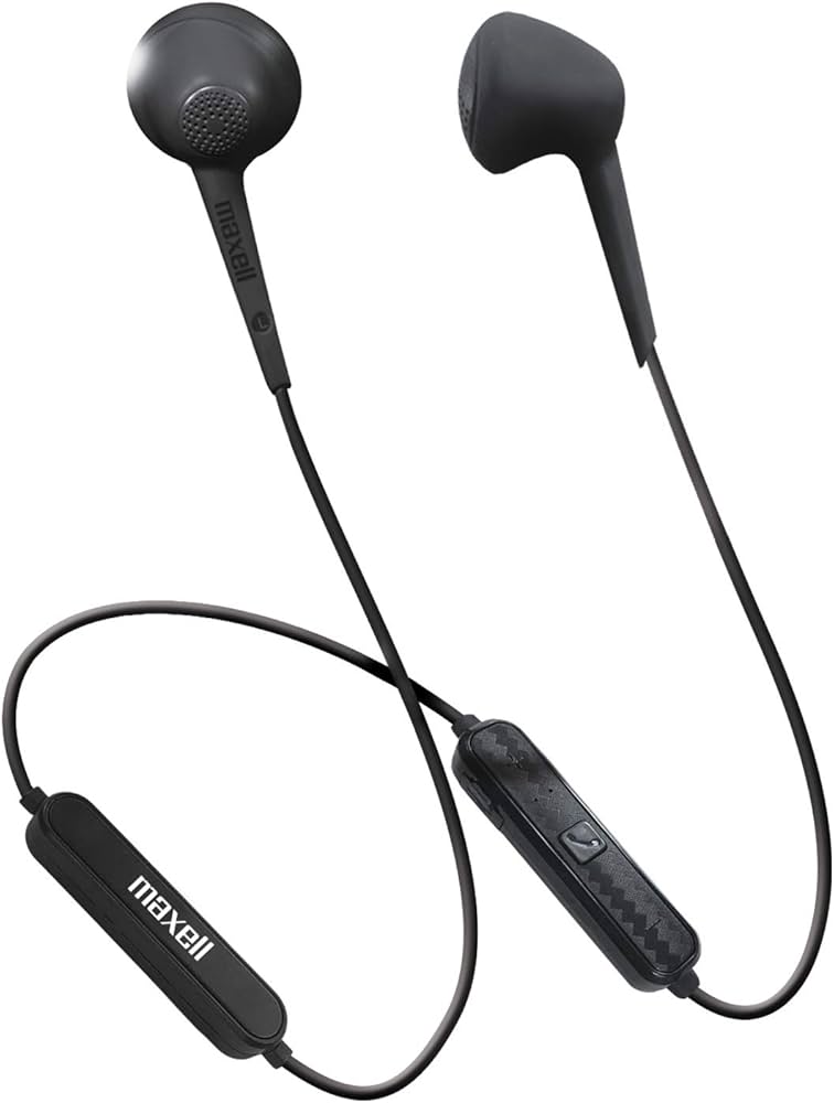 Maxell 198018 Jelleez Bluetooth Wireless Earbuds (Black) : Amazon