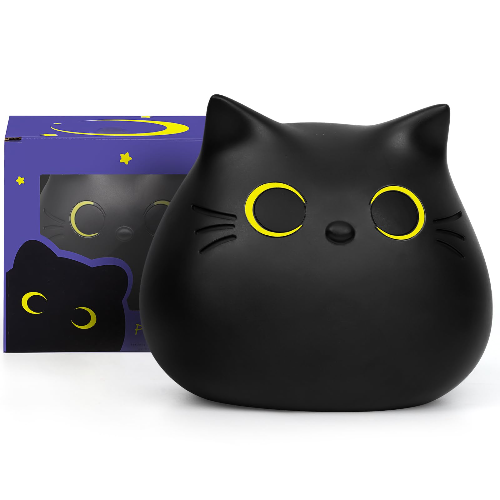 Amazon.co.jp: JIZWPOOM 貯金箱 黒猫 貯金箱 子供用 黒猫 貯金箱 貯金