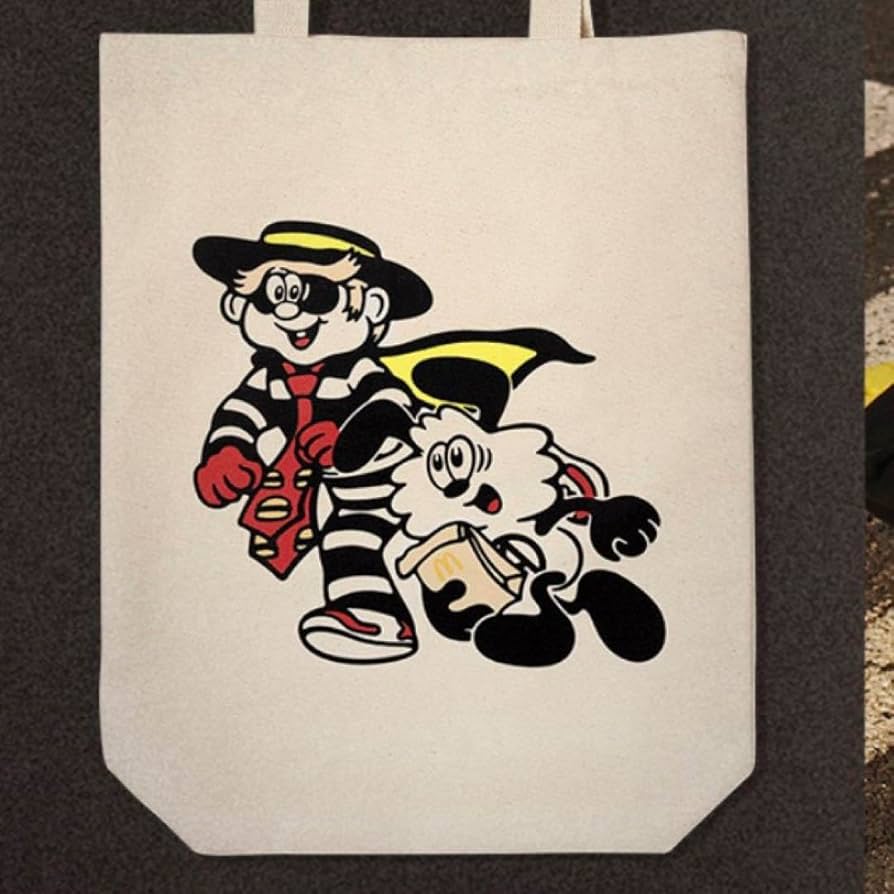 Amazon.co.jp: VERDY McDonald VICK マクドナルド トートバッグ 2海外