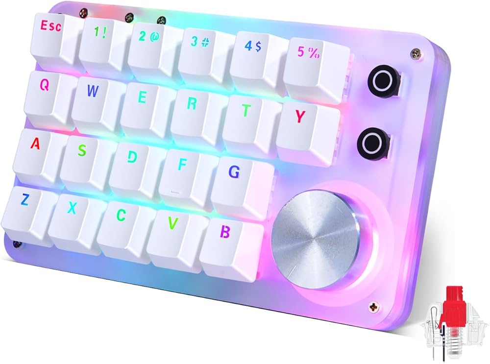Amazon | Koolertron 左手デバイス プログラマブルキーボード