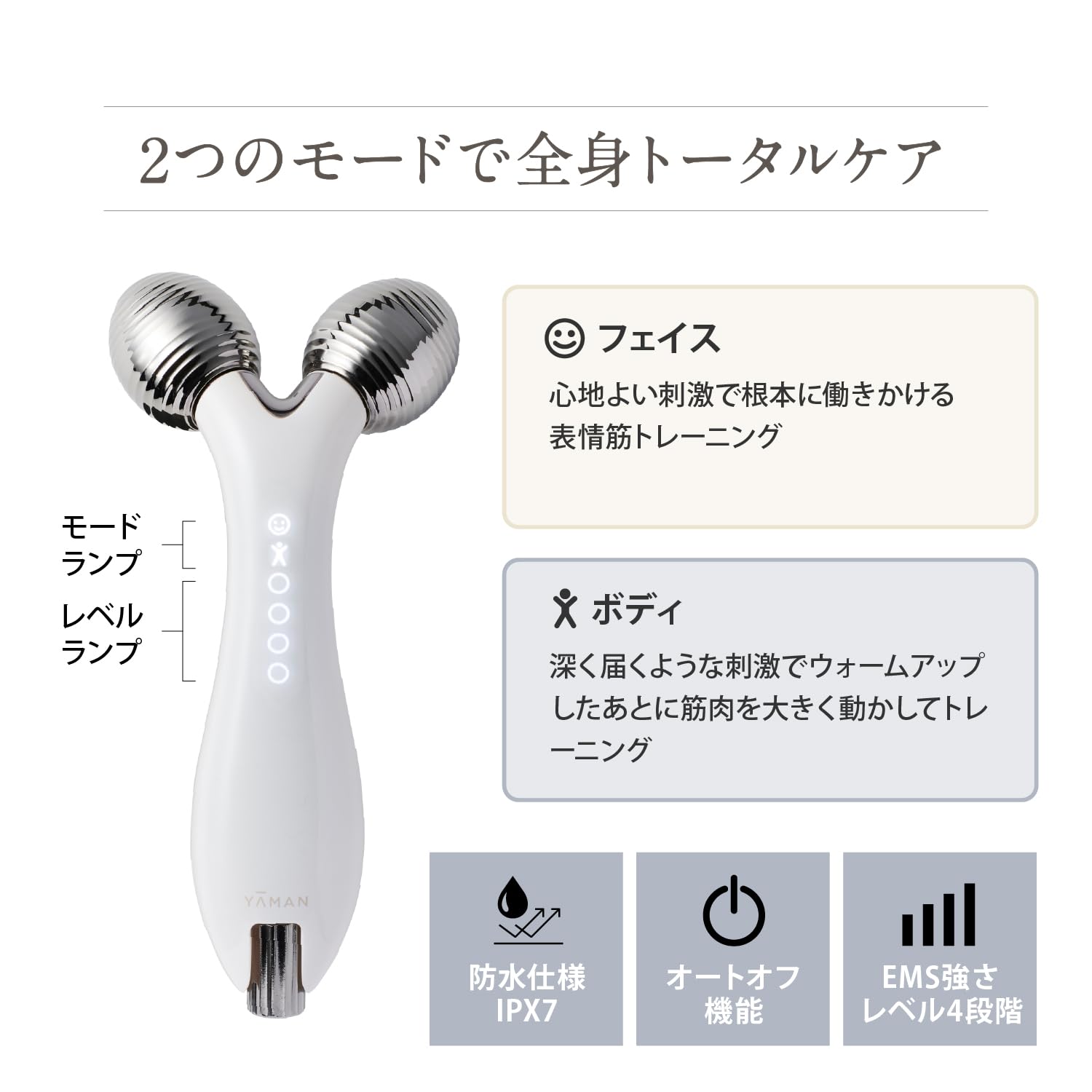 Amazon.co.jp: YA-MAN(ヤーマン) 美顔ローラー 美顔器 WAVY(ウェイビー