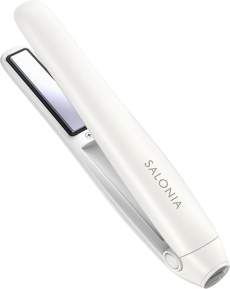 Amazon.co.jp: SALONIA サロニア コードレス ストレートアイロン 12mm