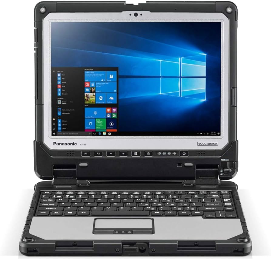Toughbook Laptop Panasonic 2 em 1 CF33 totalmente robusto : Amazon