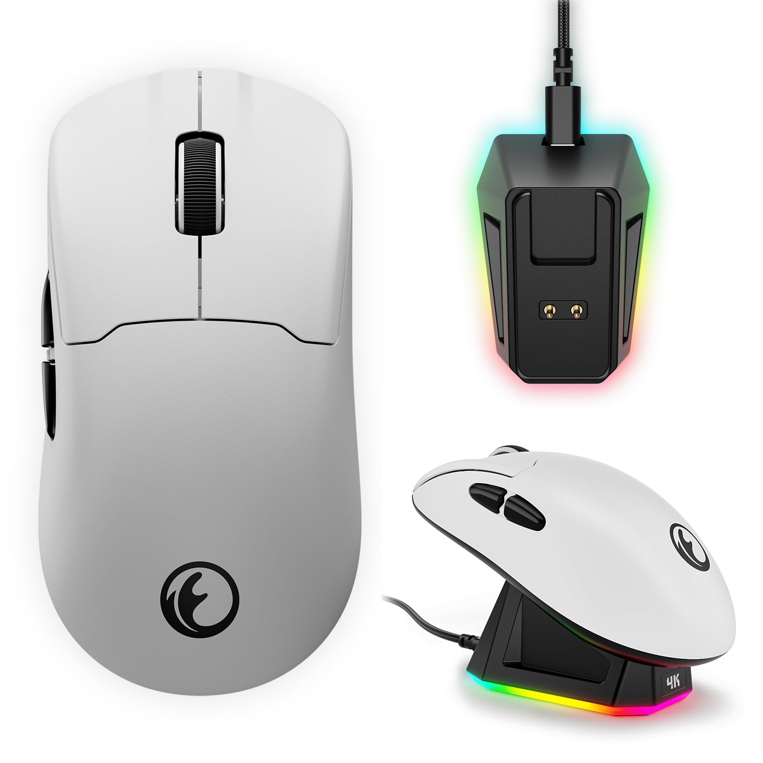 Amazon.com: IFYOO G63 2.4G/BT/Wired Tri-Mode 4K Wireless Gaming