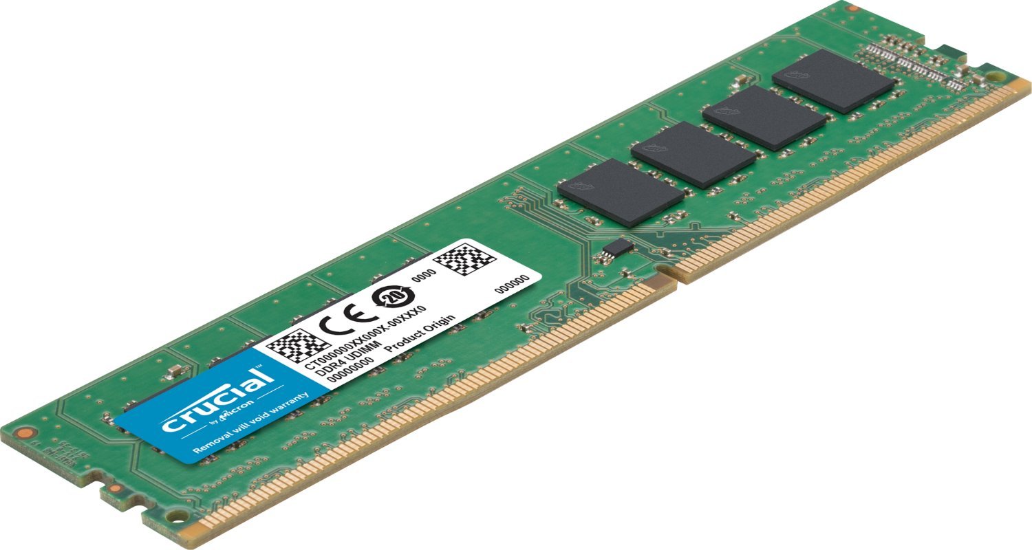 Crucial 32GB Kit (8GBx4) DDR4 2400 MT/s (PC4-19200) DR x8 DIMM 288