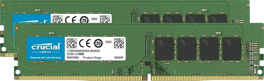 Amazon.com: Crucial RAM 32GB Kit (16GBx2) DDR4 3200MHz CL22 (or