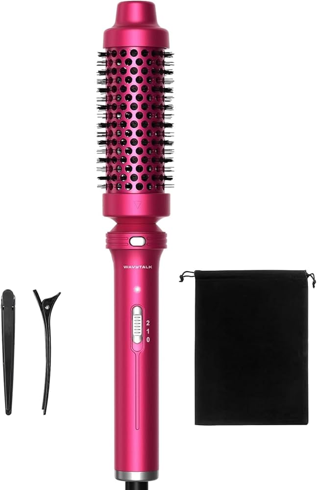 Amazon.co.jp: Wavytalk サーマルブラシ、加熱ラウンドブラシ、1 1/2