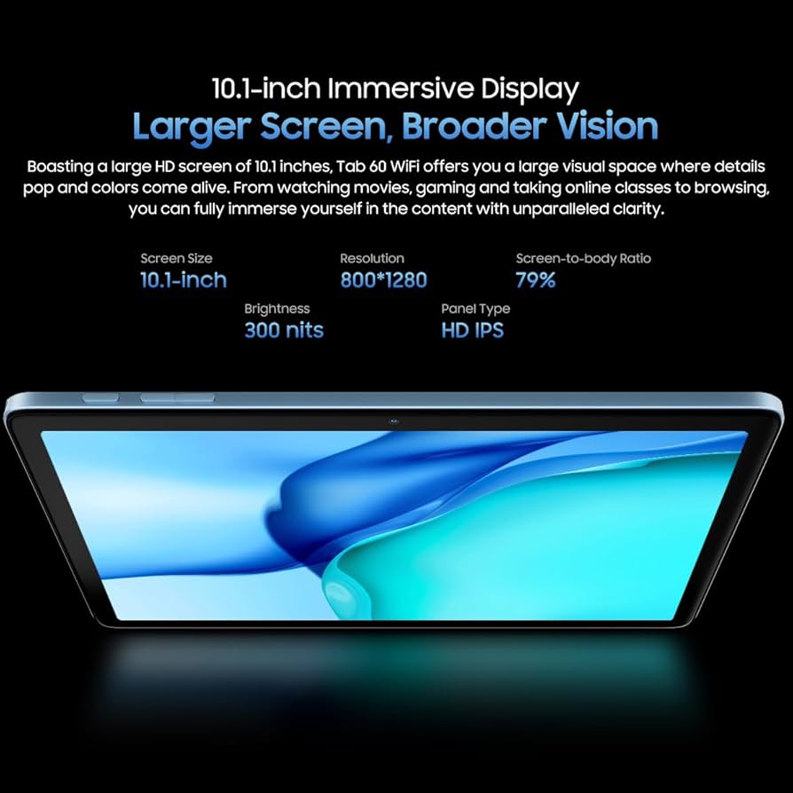 Blackview Tab60 WiFi Android 14 Tablet 2025, 12GB+128GB/2TB Expand
